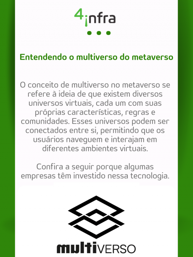 Multiverso Do Metaverso - Consultoria E Outsourcing De TI Em BH