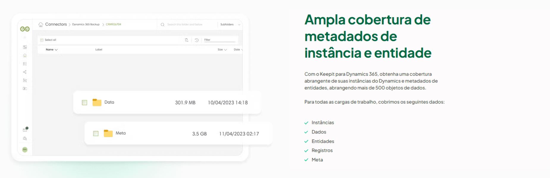 Keepit Backup Microsoft Dynamics 365 4infra