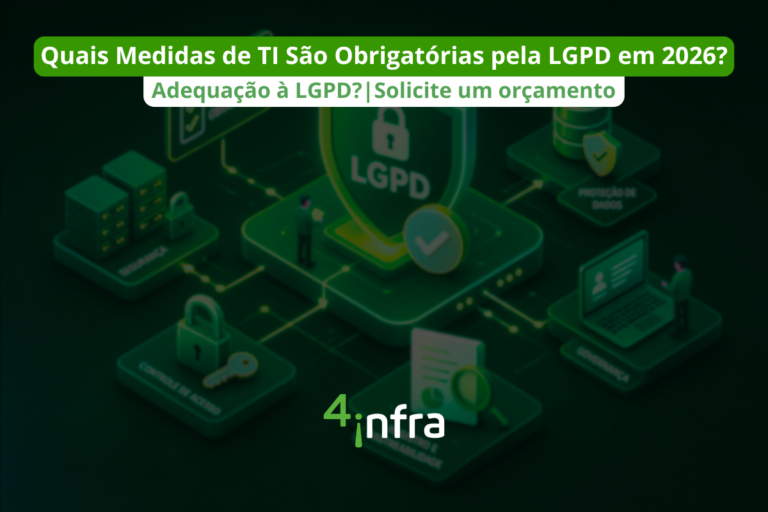 Medidas de TI LGPD obrigatórias: guia prático 2026