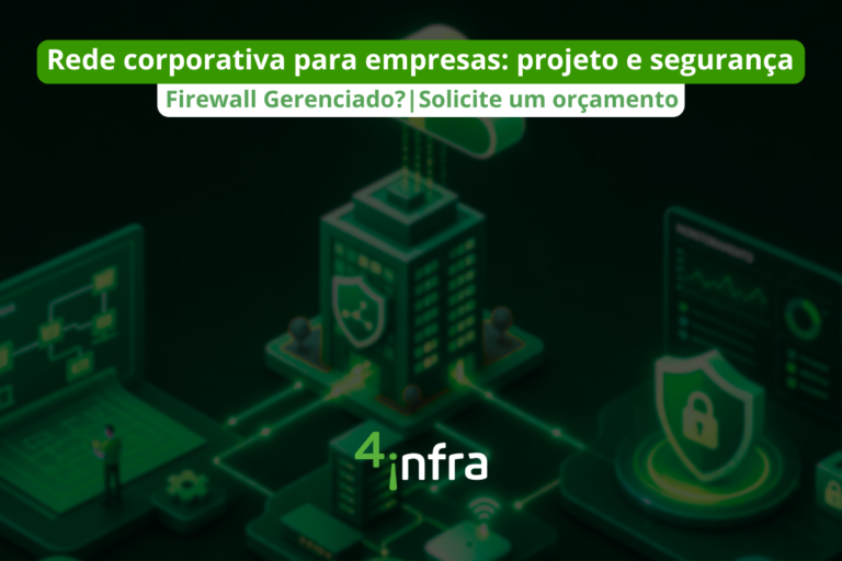 Rede corporativa para empresas projeto e segurança em 2026