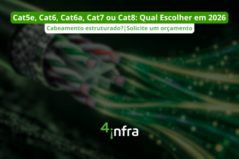 Cat5e, Cat6, Cat6a, Cat7 ou Cat8: Qual Escolher em 2026